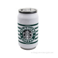 Hot 2015 new product can shape thermos water bottle with custom print/can bottle